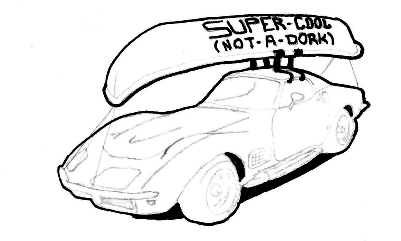 Illustration for article titled Some Creative Storage Solutions For My Friend's Corvette